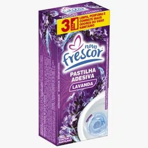 PASTILHA ADESIVA SANITÁRIA LAVANDA NOVO FRESCOR 10G