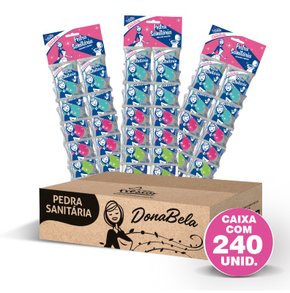 Pedra Sanitária Fragrâncias Mistas DonaBela - 22g - caixa c/ 240un
