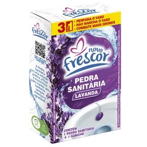 Pedra Sanitária Lavanda Caixinha | 22gramas | Unidade | Novo Frescor