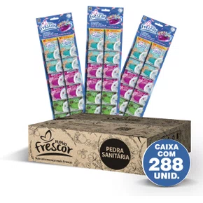 Pedra Sanitária Mista Novo Frescor | Caixa com 288 unidades | 22G