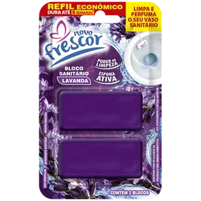 Refil Bloco Sanitário Lavanda Novo Frescor | 2 Blocos | Unidade