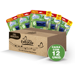 Refil Gel Adesivo Citrus - 6 aplicações - 38g - cx com 12un