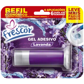 Refil Gel Adesivo Lavanda Novo Frescor - 6 aplicações 38g