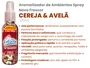 Aromatizador de Ambientes Spray Cereja & Avelã | Novo Frescor 120ml