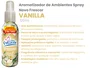 Aromatizador de Ambientes Spray Vanilla | Caixa com 12 unidades 120ml