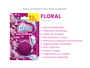 Bloco Sanitário para Caixa Acoplada Floral 45g caixa com 24un