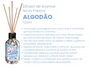Difusor de Aromas Algodão | Caixa com 12 unidades | 100ml Difusor de Aromas Algodão | Caixa com 12 unidades | 100ml