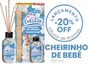 Difusor de Aromas Cheirinho de Bebê | Varetas | Novo Frescor | 100ml