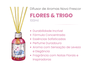 Difusor de Aromas Flores & Trigo - 100ml - caixa com 12unidades