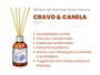 Difusor de Aromas Varetas Cravo & Canela Novo Frescor 100ml