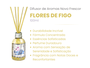 Difusor de Aromas Varetas Flores de Figo Novo Frescor 100ml