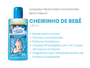 Limpador Perfumado Concentrado Cheirinho de Bebê 140ml caixa c/12un