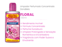Limpador Perfumado Concentrado DonaBela Floral 130ml cx c/12un
