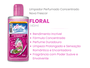 Limpador Perfumado Concentrado Floral Novo Frescor 140ml