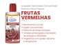 Limpador Perfumado Premium de Frutas Vermelhas Novo Frescor 140ml cx c/12