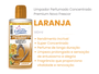Limpador Perfumado Premium de Laranja Novo Frescor 140ml cx c/12
