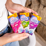 Pastilha Adesiva Sanitária Floral Novo Frescor - Contém 3un
